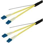 シングルモード光ファイバーケーブル LC-LC 4芯<屋外用 補強 LAPシース>2~10m ダイヤトレンド