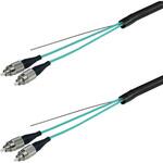 光ファイバーケーブル (OM3マルチモード/FC-FC/屋外用(補強)LAPシース/2芯) ダイヤトレンド