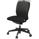 フルゴチェア ブラックベース ハイバック 肘なし ハンガー付 抗ウイルスPV張地 ナイロンキャスター<配送時組立サービス付> イトーキ