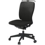 フルゴチェア ブラックベース ローバック 肘なし ハンガー付 抗ウイルスPV張地 ウレタンキャスター<配送時組立サービス付> イトーキ