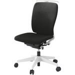 フルゴチェア ホワイトベース ローバック 肘なし ハンガー付 抗ウイルスPV張地 ナイロンキャスター<配送時組立サービス付> イトーキ