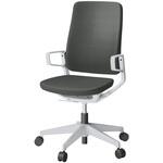 レヴィチェア ハイバック 樹脂肘 樹脂脚 抗菌布地(PV) ウレタンキャスター<配送時組立サービス付> イトーキ