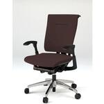 セレーオ チェア クロスバック 可動肘 ハンガー アルミミラー脚<配送時組立サービス付> イトーキ