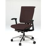 セレーオチェア クロスバック セレクトタイプ 固定肘 ハンガー アルミミラー脚<配送時組立サービス付> イトーキ