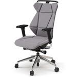 フリップフラップチェア ハイバック 可動肘 ハンガー アルミミラー脚<配送時組立サービス付> イトーキ