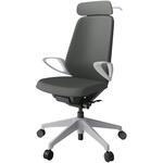 ノートチェア エクストラハイバック 固定肘 ハンガー ランバーサポート付 クロスPV ウレタンキャスター<配送時組立サービス付> イトーキ