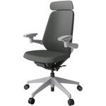 ノートチェア エクストラハイバック 可動肘 ランバーサポート付 クロスPV ナイロンキャスター<配送時組立サービス付> イトーキ