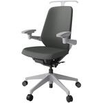 ノートチェア ハイバック 可動肘 ハンガー ランバーサポート付 クロスPV ウレタンキャスター<配送時組立サービス付> イトーキ