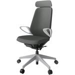 ノートチェア エクストラハイバック 固定肘 ランバーサポートなし クロスPV ナイロンキャスター<配送時組立サービス付> イトーキ