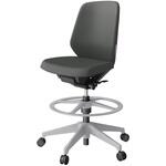 ノートチェア ハイポジションタイプ ローバック 肘なし ランバーサポートなし クロスPV 樹脂脚<配送時組立サービス付> イトーキ