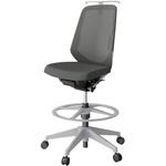 ノートチェア ハイポジションタイプ ハイバック 肘なし ハンガー ランバーサポート付 メッシュJV 樹脂脚<配送時組立サービス付> イトーキ