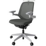 ノートチェア ローバック 可動肘 ハンガー ランバーサポート付 メッシュJV ウレタンキャスター<配送時組立サービス付> イトーキ