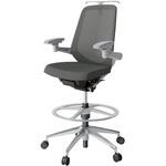 ノートチェア ハイポジションタイプ ハイバック 可動肘 ハンガー ランバーサポートなし メッシュJV アルミ脚<配送時組立サービス付> イトーキ