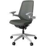 ノートチェア プレーンメッシュバック 可動肘 ハイバック ランバーサポートなし ウレタンキャスター<配送時組立サービス付> イトーキ