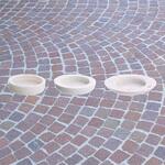 金属パイプ脚用グライド 薄型タイプ 屋外仕様 LAMP(スガツネ工業)