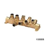 UF03-2F12-5P ユニホールドタッチコネクターFUJIタイプ 2ポート 口径横3/8 UF03-2Fシリーズ 千代田通商