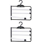 スラックスハンガーEX3段 BG 2本組 サワフジ