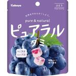 カバヤ ピュアラルグミ ぶどう 58gx8 カバヤ食品