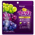 春日井製菓 つぶグミPremium濃厚ぶどう 75gx10 春日井製菓