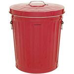 3670331 ダストBOX33 レッド ミヅシマ工業