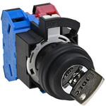 Φ22 HW1K形 鍵付セレクタスイッチ ディスクタンブラータイプ IDEC(和泉電気)