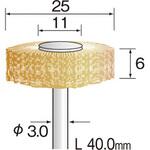 FC1251 ミニモ 毛ブラシ ホイール パキン ハード Φ25 ミニター