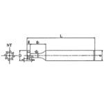 ＦＫＤ Ｔスロットカッター４０×２ TC-40X2 ( TC40X2 ) フクダ精工（株