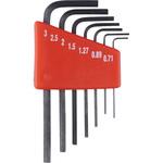 六角棒レンチ ショート ミリサイズ セット 7pcs