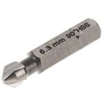 ドリルビット RS PRO HSS 全長31 mm 90° ヘッド径6.3mm, 3フルート RS PRO