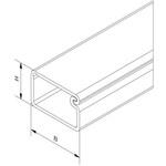 237-4036 RS PRO 配線ダクト, 2m, 白 RS PRO