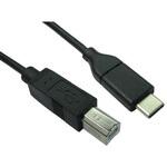 251-3295 RS PRO USBケーブル, USB C → USB B RS PRO