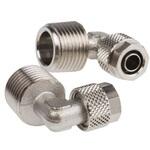 Male taper elbow adaptor,3/8inx8mm RS PRO