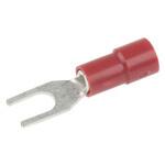 RS PRO Y形圧着端子, スタッドサイズ 3.7mm, 赤 22AWG to, 16AWG RS PRO