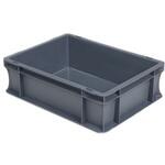 S ユーロコンテナ RS PRO 10L, 120mm x 300mm x 400mm PP グレー RS PRO