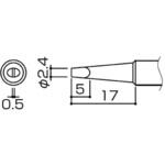 T4-24D こて先 2.4D型 10本入 HAKKO(白光)