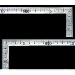 曲尺角厚 ステン 50cm表裏同目 JIS シンワ測定