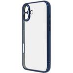 RT-P48PFC2/AM iPhone 16 Plus Like standard 精密設計 カメラ保護 衝撃吸収 バンパー メタリック TPUソフトケース / ブルー レイ・アウト