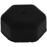 M10 六角ボルト用キャップ 黒(エラストマー)(パック品) OHSATO(大里)