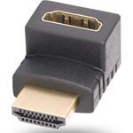 HDMI 2.0アダプター/L型上向き/オス-メス/4K60Hz/High Speed HDMI/HDR10/7.1ch 32chオーディオ/L字型 方向変換 コネクター StarTech.com HDMI 2.0アダプター/L型上向き/オス-メス/4K60Hz/High Speed HDMI/HDR10/7.1ch 32chオーディオ/L字型 方向変換 コネクター StarTech.com