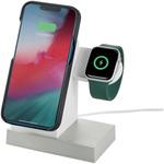 ワイヤレス充電器 7.5W マグネット式 スタンド アップルウォッチ充電器はめ込み可 同時充電可 エレコム