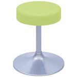 TB-1562-01(H350) A型クランケチェアー Φ360mm ビニルレザーライムグリーン TB-1562-01 H350 高田ベッド製作所