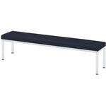 ZR-1530WN(1500X300) コンパクトスリムロビーチェア ネオブラック ZR-1530WN 1500X300 ニシキ工業