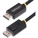 DisplayPort 2.1ケーブル/3m/8K60Hz 4K144Hz/40Gbps/VESA認証品/UHBR10 HDR HDCP2.2 HBR3/オス・オス/ブラック/モニターケーブル StarTech.com DisplayPort 2.1ケーブル/3m/8K60Hz 4K144Hz/40Gbps/VESA認証品/UHBR10 HDR HDCP2.2 HBR3/オス・オス/ブラック/モニターケーブル StarTech.com