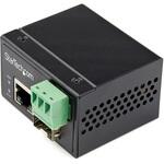 光メディアコンバータ/産業用/100Mbps/シングルモード・マルチモード光ファイバー/SFP to RJ45/12-56V DC/IP30準拠/-40~+75度/最大100m伝送距離 StarTech.com 光メディアコンバータ/産業用/100Mbps/シングルモード・マルチモード光ファイバー/SFP to RJ45/12-56V DC/IP30準拠/-40~+75度/最大100m伝送距離 StarTech.com