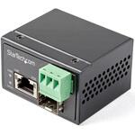 光メディアコンバータ/産業用/30W PoE+給電/ギガビット対応/SFP to RJ45/シングルモード・マルチモード/IP30準拠/-40~+75度/最大100m伝送距離 StarTech.com 光メディアコンバータ/産業用/30W PoE+給電/ギガビット対応/SFP to RJ45/シングルモード・マルチモード/IP30準拠/-40~+75度/最大100m伝送距離 StarTech.com