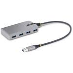 USBハブ/USB Type-A 接続/4ポート/4x USB-A/USB 3.2 Gen 1 5Gbps/バスパワー/1x Micro USB補助電源ポート/30cm長尺ケーブル/高速転送 軽量モデル StarTech.com USBハブ/USB Type-A 接続/4ポート/4x USB-A/USB 3.2 Gen 1 5Gbps/バスパワー/1x Micro USB補助電源ポート/30cm長尺ケーブル/高速転送 軽量モデル StarTech.com