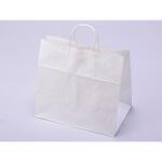 1476 チャームバッグ 白無地 大 34-1 cotta