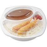 14654 BFカレー内11 嵌合蓋 U字穴 cotta