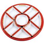 16366 TOM-420-B 丸型オードブル 流華 蓋セット cotta