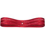 41665 ラメストライプ 022 レッド 15mm×14.5m cotta